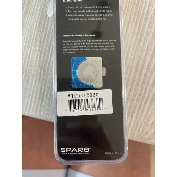 NEW Sparo Men's Black/Orange Silicone Sports Watch‎ NCAA Clemson Tigers Licensed - Picture 5 of 5